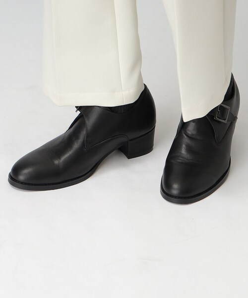 tk.TAKEO KIKUCHI（ティーケータケオキクチ）の「◆リアルレザーヒールモンクシューズ（ドレスシューズ・メンズ・ブラック・55/65/75）」の7枚目の写真