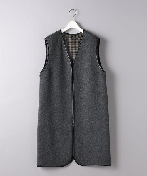 TICCA（ティッカ）の「＜TICCA＞リバーシブル ベスト（ノーカラーコート・レディース・グレー・FREE）」の7枚目の写真