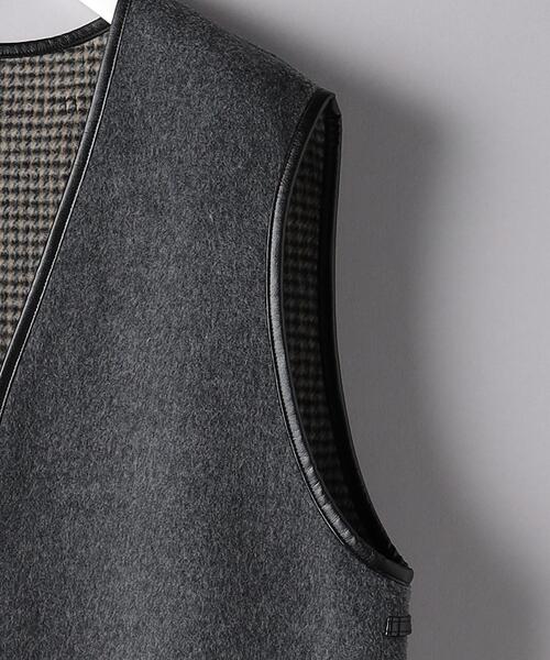 TICCA（ティッカ）の「＜TICCA＞リバーシブル ベスト（ノーカラーコート・レディース・グレー・FREE）」の10枚目の写真