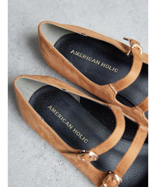 AMERICAN HOLIC(アメリカンホリック)の「【WEB限定】ダブルストラップローヒールパンプス2(パンプス・レディース・レオパード/キャメル・S/M/L)」の12枚目の写真