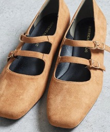 AMERICAN HOLIC | 【WEB限定】ダブルストラップローヒールパンプス2(パンプス)