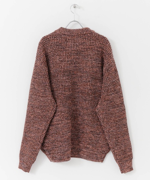 URBAN RESEARCH（アーバンリサーチ）の「3Gメランジワッフルクルーネックニット（ニット/セーター・メンズ・パープル系その他/ブルー系その他/レッド系その他・MEDIUM/SMALL/LARGE）」の13枚目の写真