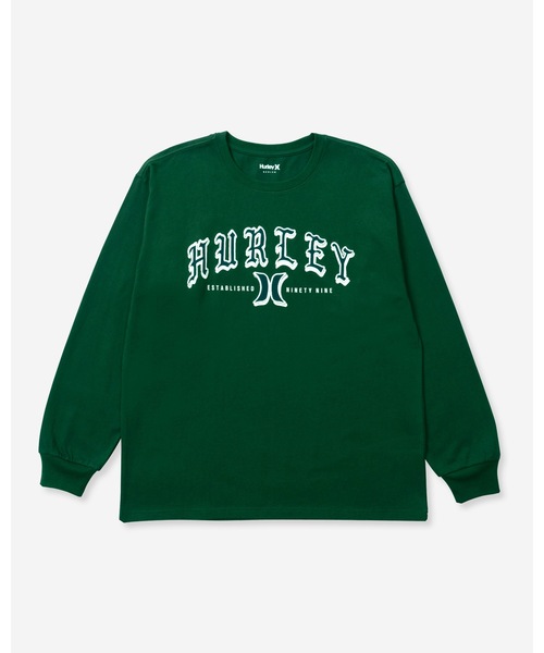 Hurley （ハーレー）の「M OLD ARC LOGO L/S TEE / ハーレー ロングTシャツ（Tシャツ/カットソー・メンズ・マルーン/チャコールグレー/ダークグリーン・LARGE/MEDIUM/SMALL/X-LARGE）」の2枚目の写真