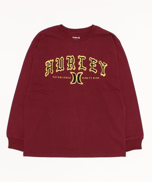 Hurley （ハーレー）の「M OLD ARC LOGO L/S TEE / ハーレー ロングTシャツ（Tシャツ/カットソー・メンズ・マルーン/チャコールグレー/ダークグリーン・LARGE/MEDIUM/SMALL/X-LARGE）」の13枚目の写真
