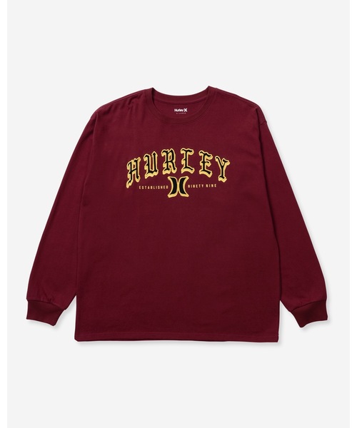 Hurley （ハーレー）の「M OLD ARC LOGO L/S TEE / ハーレー ロングTシャツ（Tシャツ/カットソー・メンズ・マルーン/チャコールグレー/ダークグリーン・LARGE/MEDIUM/SMALL/X-LARGE）」の14枚目の写真