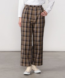 MORRIS & SONS | ワイドスラックス チェック WOMEN