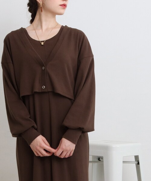 Cutie Blonde（キューティーブロンド）の「◆アンサンブルワンピース（ワンピース・レディース・ピンク系/ブラウン系/ブラック・00）」の8枚目の写真