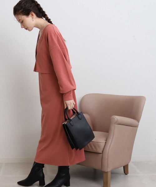 Cutie Blonde（キューティーブロンド）の「◆アンサンブルワンピース（ワンピース・レディース・ピンク系/ブラウン系/ブラック・00）」の9枚目の写真