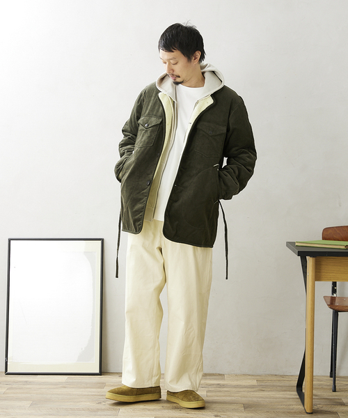 Wrangler（ラングラー）の「【Wrangler / ラングラー】別注 ボア ランチコート（ブルゾン・メンズ・ブラック/ブラウン/カーキ・MEDIUM/LARGE）」の8枚目の写真