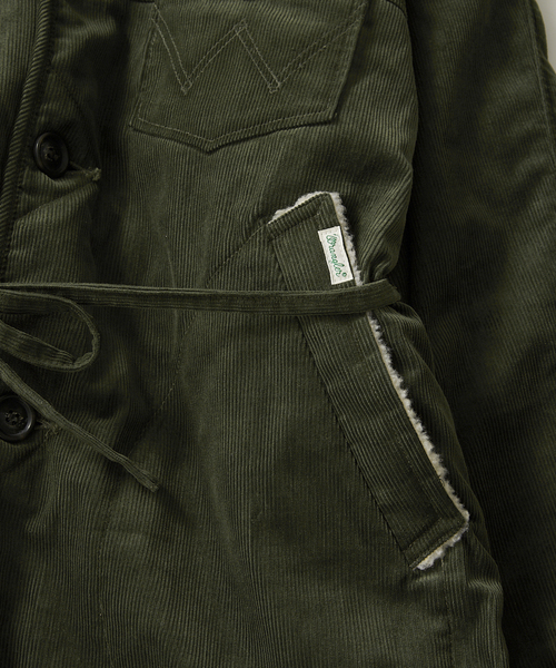 Wrangler（ラングラー）の「【Wrangler / ラングラー】別注 ボア ランチコート（ブルゾン・メンズ・ブラック/ブラウン/カーキ・MEDIUM/LARGE）」の13枚目の写真
