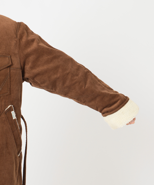 専用wrangler　monkeytime　別注　ボア　ランチコート　豹柄 FREAK'S STORE - 新品 フリークスストア wrangler 別注ボア