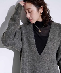 UR'S | ﾃﾞｨｰﾌﾟVﾈｯｸﾆｯﾄﾄｯﾌﾟｽ(ニット/セーター)