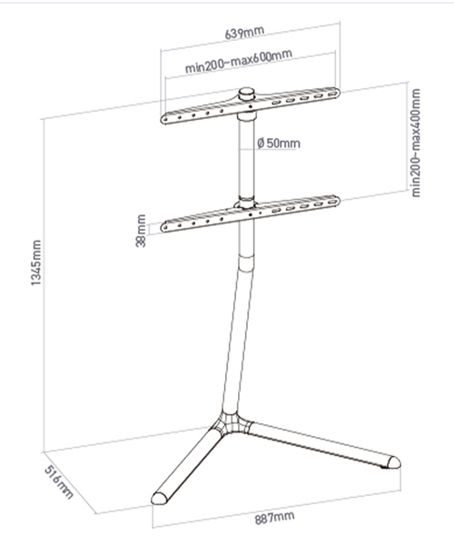 DMM】DISPLAY / TVスタンド DKS-LSVL（家具）｜journal standard