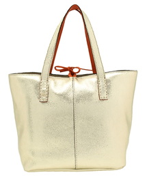 collex | tepe・colxコラボレザーバッグSメタリック(トートバッグ)