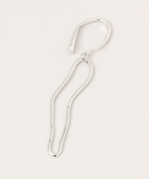 RAGEBLUE(レイジブルー)の「スイングイヤカフL(イヤーカフ・レディース・グレー・FREE)」の1枚目の写真