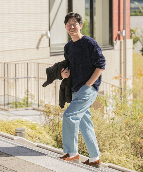 ITEMS URBANRESEARCH(アイテムズ アーバンリサーチ)の「モールクルーネックニット(ニット/セーター・メンズ・ネイビー/レッド/ベージュ/カーキ・MEDIUM/LARGE)」の18枚目の写真