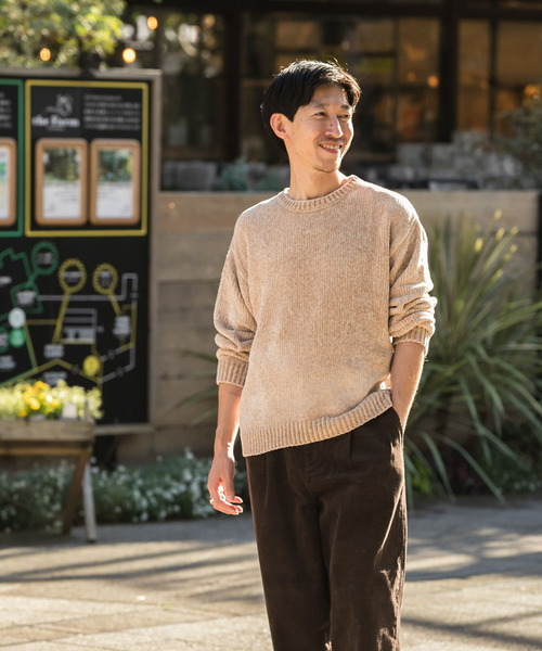 ITEMS URBANRESEARCH(アイテムズ アーバンリサーチ)の「モールクルーネックニット(ニット/セーター・メンズ・ネイビー/レッド/ベージュ/カーキ・MEDIUM/LARGE)」の22枚目の写真