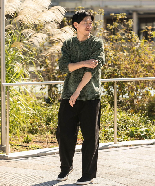 ITEMS URBANRESEARCH(アイテムズ アーバンリサーチ)の「モールクルーネックニット(ニット/セーター・メンズ・ネイビー/レッド/ベージュ/カーキ・MEDIUM/LARGE)」の19枚目の写真