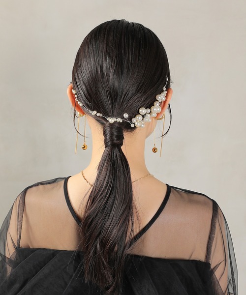 ❁︎ koshoz様❁︎ ヘッドドレス ベロアリボン ヘアネットベール ボンネット、ヘッドドレス、カチューシャ、クリップ、コーム