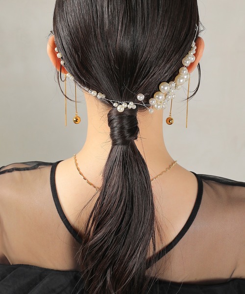 ヘッドドレス ～森のボタニカルヘアstyle～ 豪華21パーツ ヘアアクセ