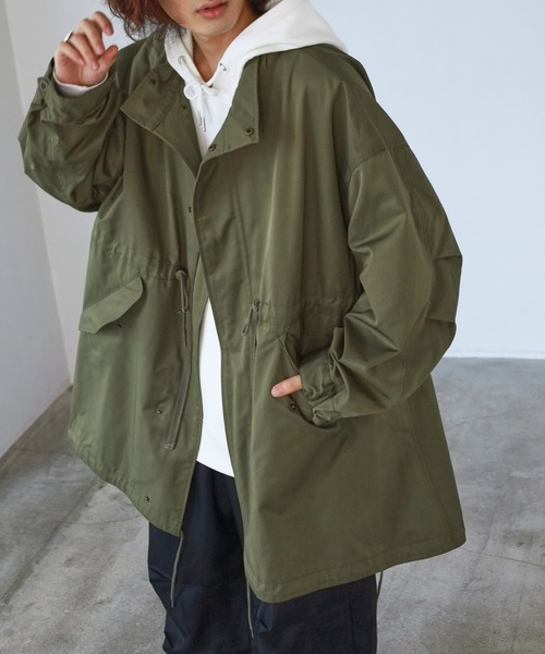 PBLIM（ページボーイリム）の「PAGEBOYLIM/ベストツキモッズ（モッズコート・レディース・カーキ/ブラック・FREE）」の22枚目の写真