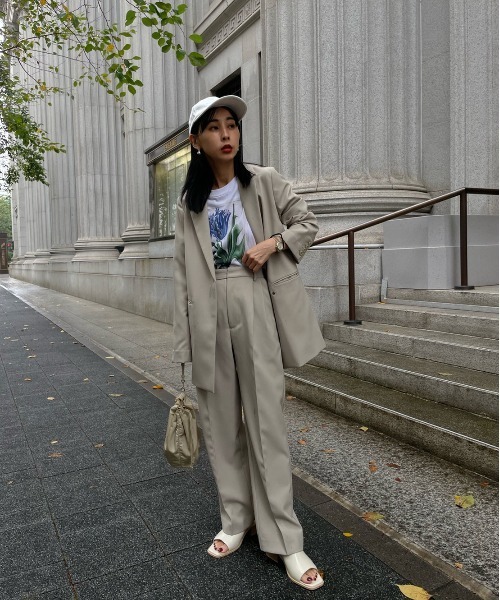 Ameri（アメリ）の「POLITE LIGHT JACKET（テーラードジャケット