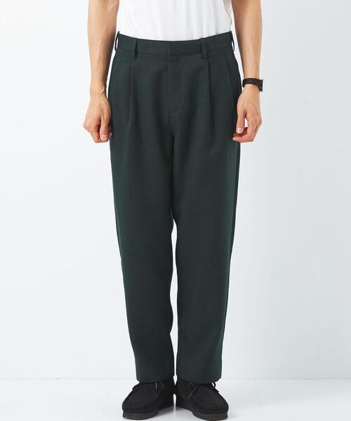 green label relaxing（グリーンレーベルリラクシング）の「ポリエステル/ツイード バルーンパンツ -防シワ-（その他パンツ・メンズ・ダークグリーン/ナチュラル・S/M/L/XL）」の9枚目の写真