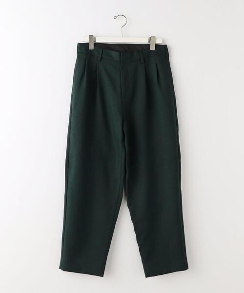 green label relaxing（グリーンレーベルリラクシング）の「ポリエステル/ツイード バルーンパンツ -防シワ-（その他パンツ・メンズ・ダークグリーン/ナチュラル・S/M/L/XL）」の5枚目の写真
