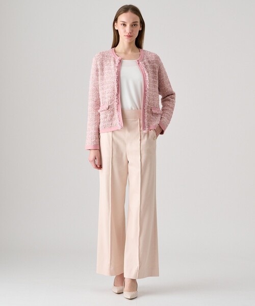 ANAYI（アナイ）の「ミックスヤーンニット カーディガン（カーディガン