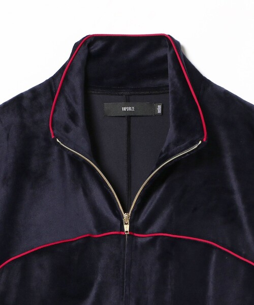 VAPORIZE（ヴェイパライズ）の「VAPORIZE / Velour Trac Jacket（スウェット・メンズ・ネイビー・SMALL/LARGE/X-LARGE）」の14枚目の写真