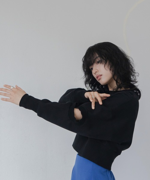 VACANCY（ヴァカンシー）の「サイドホールプルオーバー（スウェット・レディース・イエロー/ブラック/グレー・FREE）」の17枚目の写真