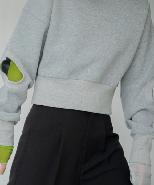VACANCY（ヴァカンシー）の「サイドホールプルオーバー（スウェット・レディース・イエロー/ブラック/グレー・FREE）」の8枚目の写真