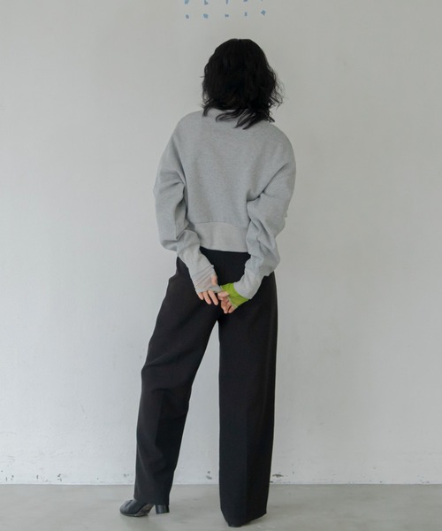 VACANCY（ヴァカンシー）の「サイドホールプルオーバー（スウェット・レディース・イエロー/ブラック/グレー・FREE）」の7枚目の写真