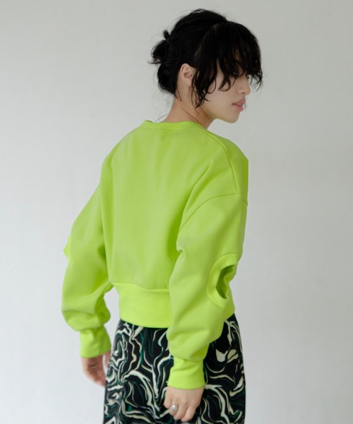 VACANCY（ヴァカンシー）の「サイドホールプルオーバー（スウェット・レディース・イエロー/ブラック/グレー・FREE）」の12枚目の写真