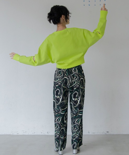 VACANCY（ヴァカンシー）の「サイドホールプルオーバー（スウェット・レディース・イエロー/ブラック/グレー・FREE）」の15枚目の写真