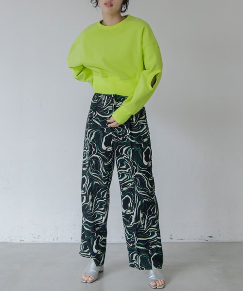 VACANCY（ヴァカンシー）の「サイドホールプルオーバー（スウェット・レディース・イエロー/ブラック/グレー・FREE）」の13枚目の写真