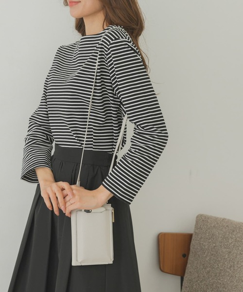 RODE SKO（ロデスコ）の「お財布マルチショルダーバッグ（財布・レディース・ライトグレー/ブラック/ラベンダー・ONE）」の6枚目の写真