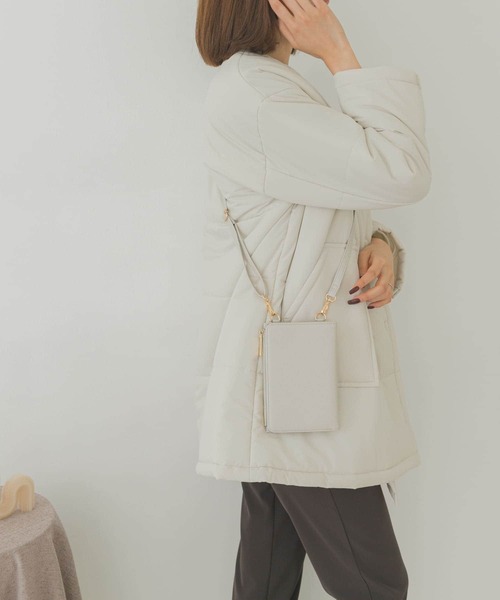 RODE SKO（ロデスコ）の「お財布マルチショルダーバッグ（財布・レディース・ライトグレー/ブラック/ラベンダー・ONE）」の7枚目の写真