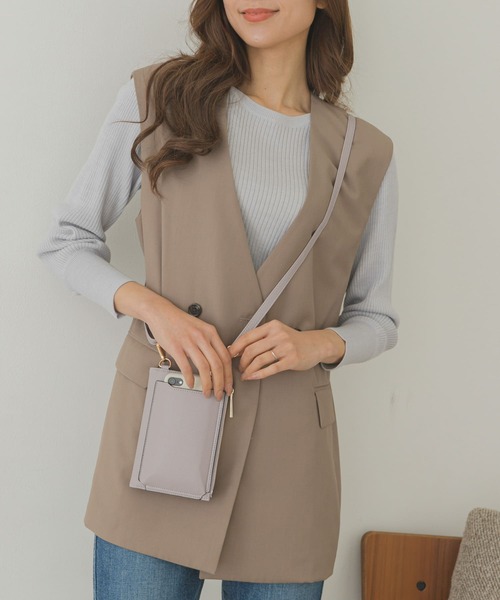 RODE SKO（ロデスコ）の「お財布マルチショルダーバッグ（財布・レディース・ライトグレー/ブラック/ラベンダー・ONE）」の15枚目の写真