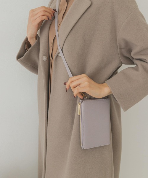 RODE SKO（ロデスコ）の「お財布マルチショルダーバッグ（財布・レディース・ライトグレー/ブラック/ラベンダー・ONE）」の21枚目の写真