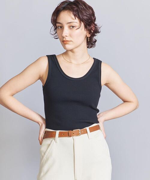 BEAUTY&YOUTH UNITED ARROWS（ビューティーアンドユースユナイテッドアローズ）の「レザー シンプルベルト（ベルト・レディース・ブラック/モカ・FREE）」の5枚目の写真