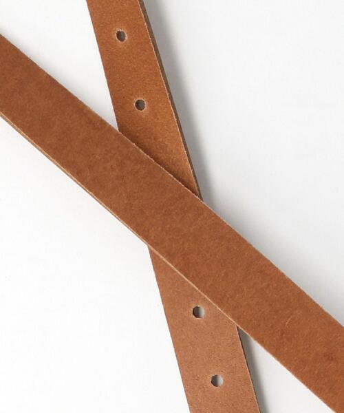 BEAUTY&YOUTH UNITED ARROWS（ビューティーアンドユースユナイテッドアローズ）の「レザー シンプルベルト（ベルト・レディース・ブラック/モカ・FREE）」の6枚目の写真