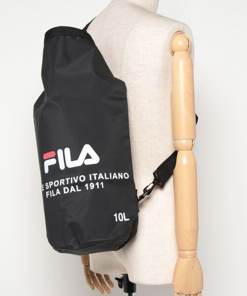 FILA（フィラ）の「【FILA:フィラ】ランドリーバッグ（ショルダーバッグ・メンズ・ブラック/ホワイト/ネイビー・FREE）」の5枚目の写真