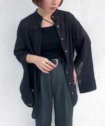 袖スリットバックシャンブラウス【ZOZOTOWN限定アイテム】