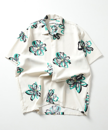 FLOWER ART オープンカラーシャツ