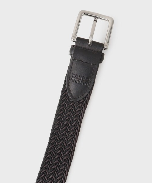 TAKEO KIKUCHI（タケオキクチ）の「【GIFT】ヘリンボンシャドーゴムメッシュベルト（ベルト・メンズ・ブラック系4/ネイビー系4/グリーン系その他5・00）」の15枚目の写真