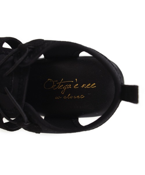 w closet（ダブルクローゼット）の「厚底スポーツサンダル（サンダル・レディース・ブラック/オフホワイト・M/L）」の9枚目の写真