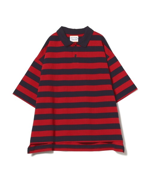 こども ビームス（コドモビームス）の「RHYTHM UNION / ビッグ ポロシャツ 23（130～160cm）（ポロシャツ・キッズ・ブラック/ホワイト/レッド/ネイビー・130/140/150/160）」の4枚目の写真