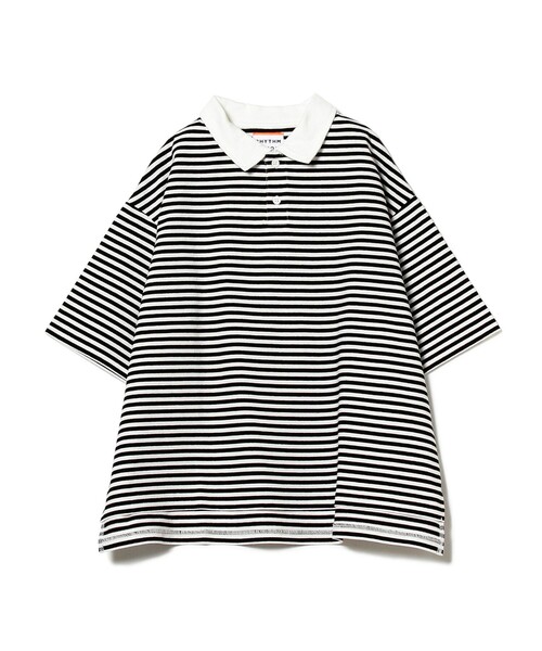 こども ビームス（コドモビームス）の「RHYTHM UNION / ビッグ ポロシャツ 23（130～160cm）（ポロシャツ・キッズ・ブラック/ホワイト/レッド/ネイビー・130/140/150/160）」の5枚目の写真