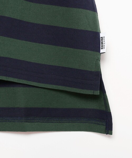 こども ビームス（コドモビームス）の「RHYTHM UNION / ビッグ ポロシャツ 23（130～160cm）（ポロシャツ・キッズ・ブラック/ホワイト/レッド/ネイビー・130/140/150/160）」の9枚目の写真